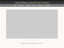 Tablet Screenshot of lightstreamanimation.com